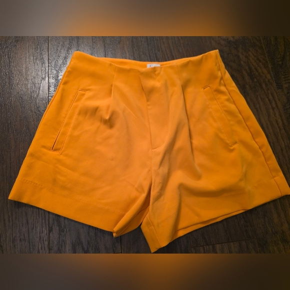 a new day Pants - Bright Orange High-Waist Shorts